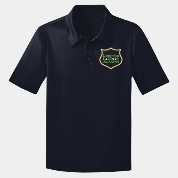 LLA ELEMENTARY - NAVY Performance Polo - Youth Silk Touch Performance Polo Thumbnail