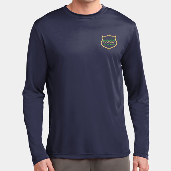 LLA ELEMENTARY- Navy Long Sleeve Dri-fit ADULT SIZES - Long Sleeve PosiCharge ® Competitor Tee Thumbnail
