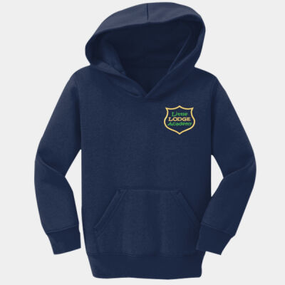LLA VPK - NAVY  - Toddler Core Fleece Pullover Hooded Sweatshirt Thumbnail